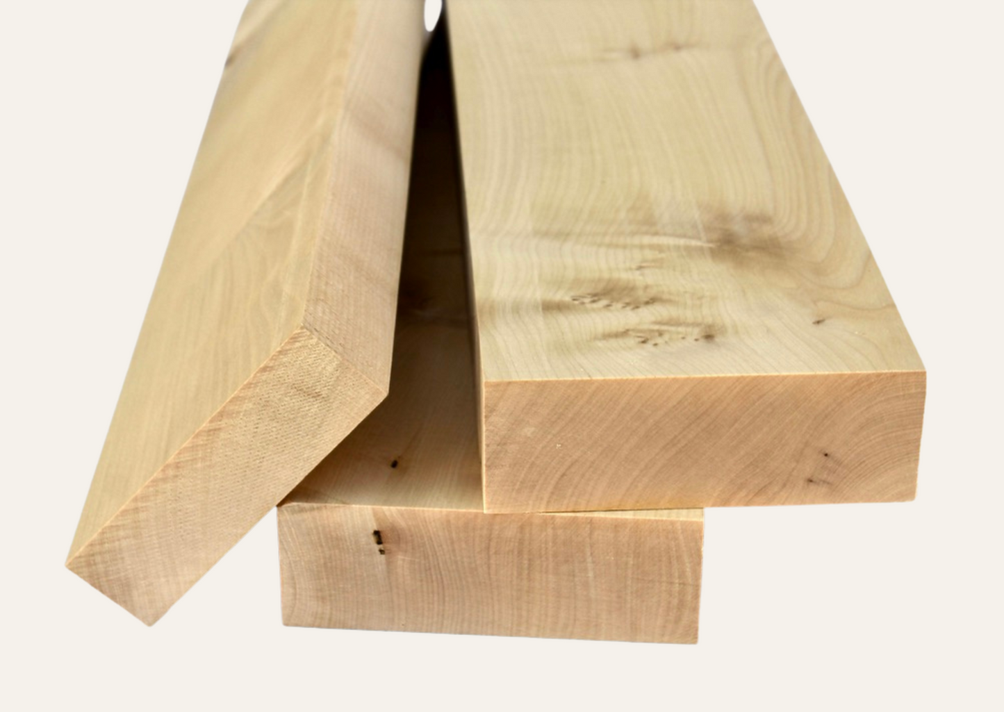 Ahornbrett gehobelt 46mm/100cm B-Qualität