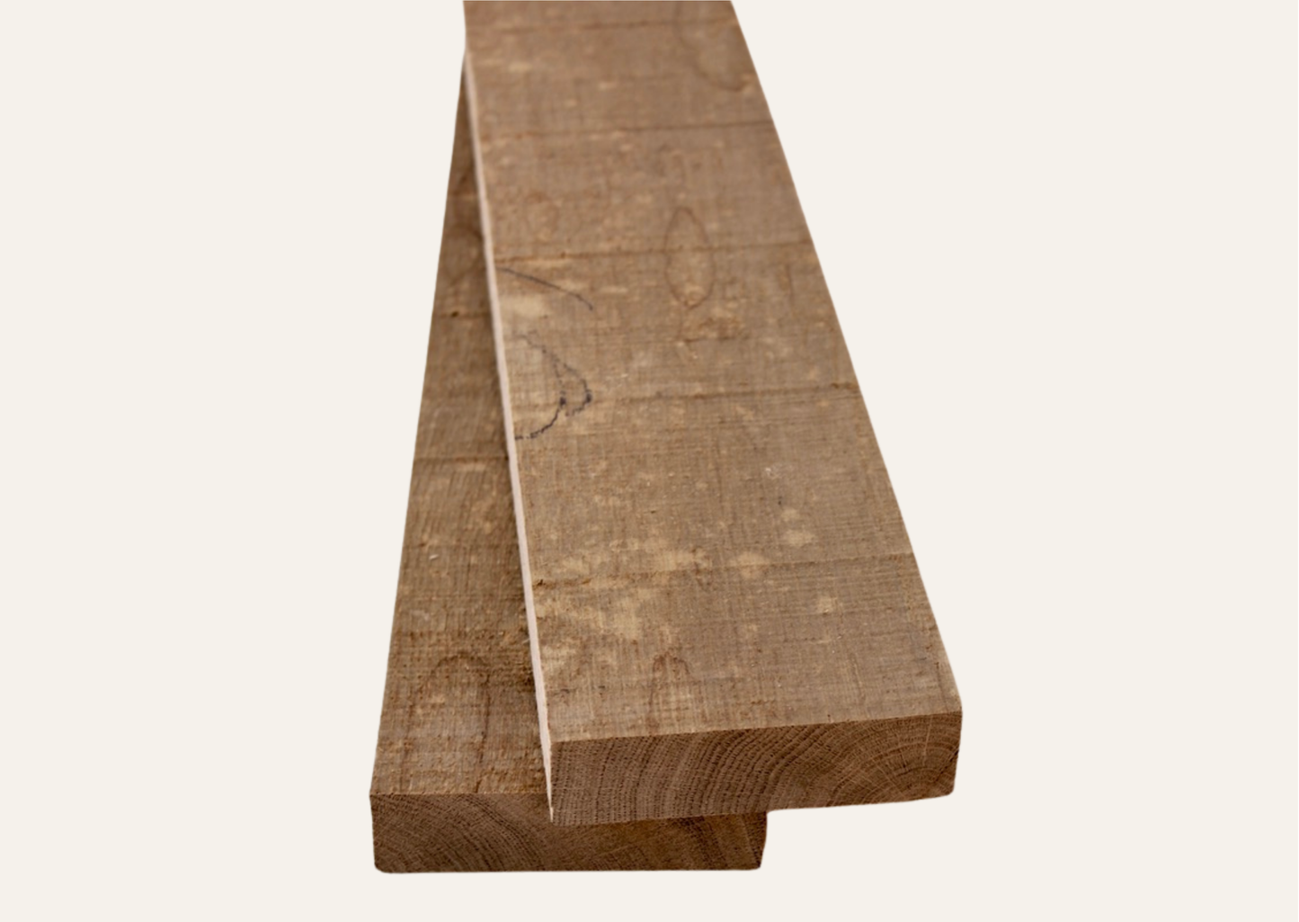 Eicheholzbrett sägerau 30mm/60cm A-Qualität