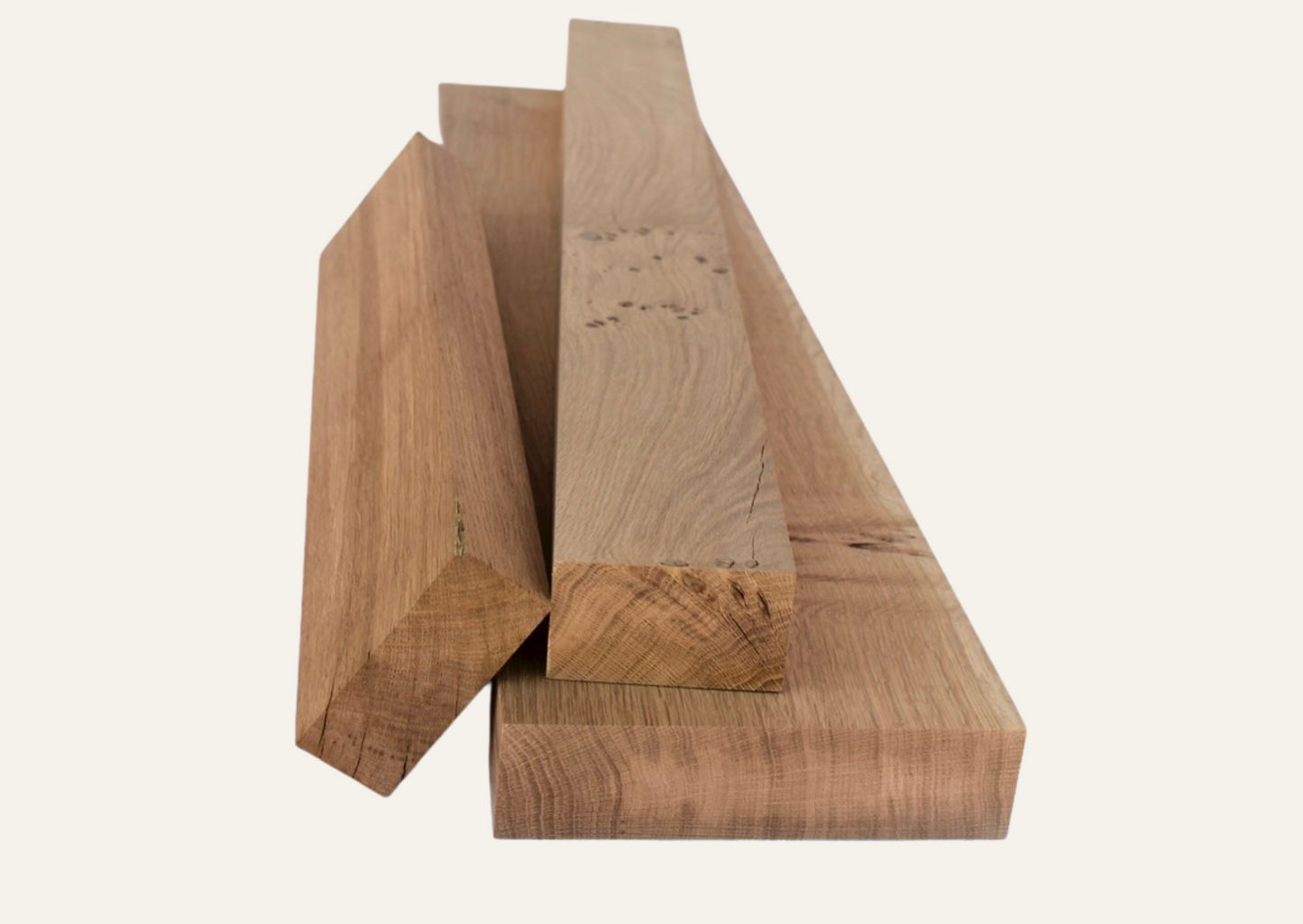 Eicheholzbrett gehobelt 47mm/100cm B-Qualität