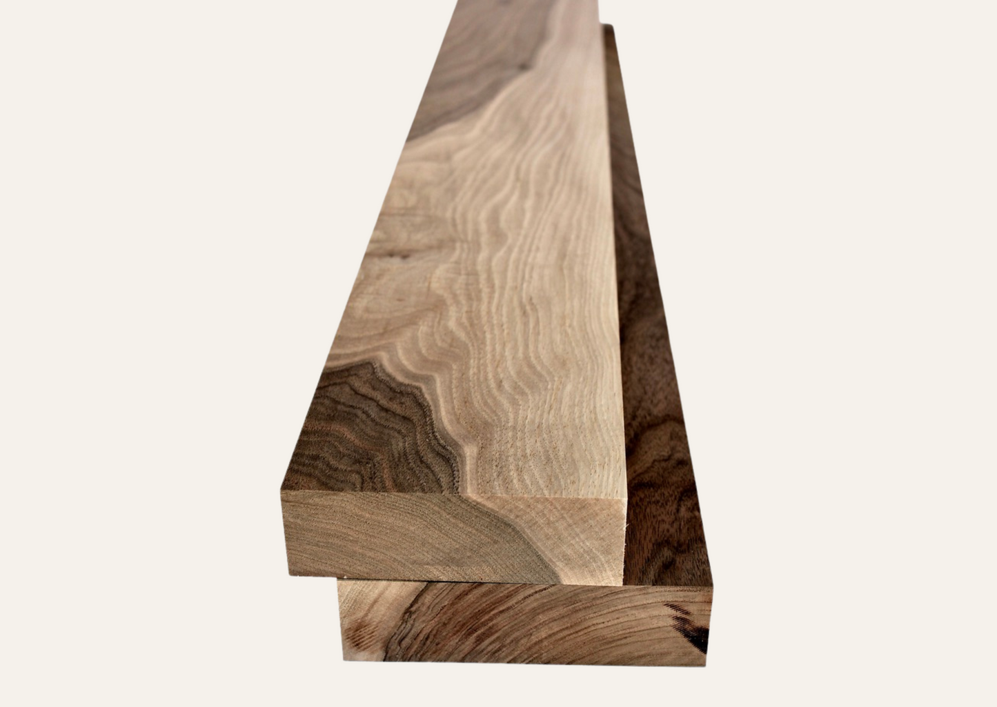 Nussbaumholzbrett gehobelt 44mm/60cm A-Qualität