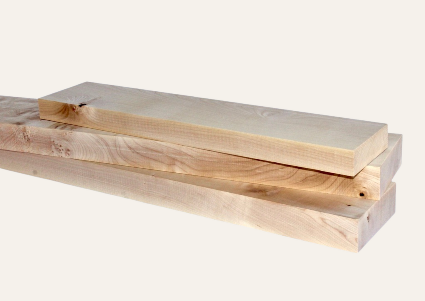 Ahornbrett gehobelt 47mm/60cm B-Qualität