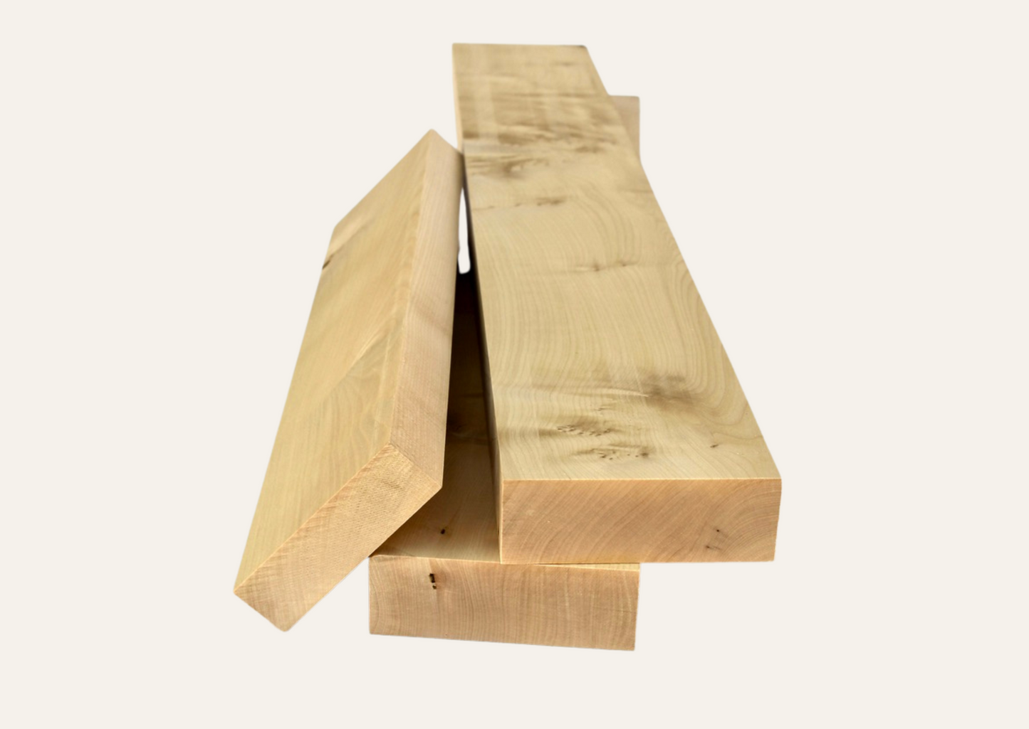 Ahornbrett gehobelt 46mm/100cm B-Qualität