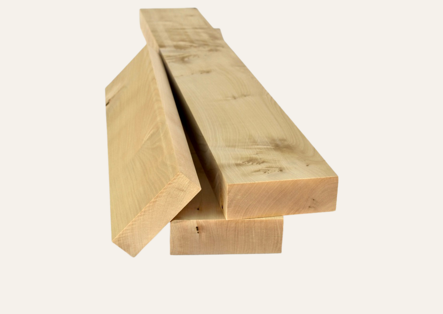 Ahornbrett gehobelt 46mm/100cm B-Qualität