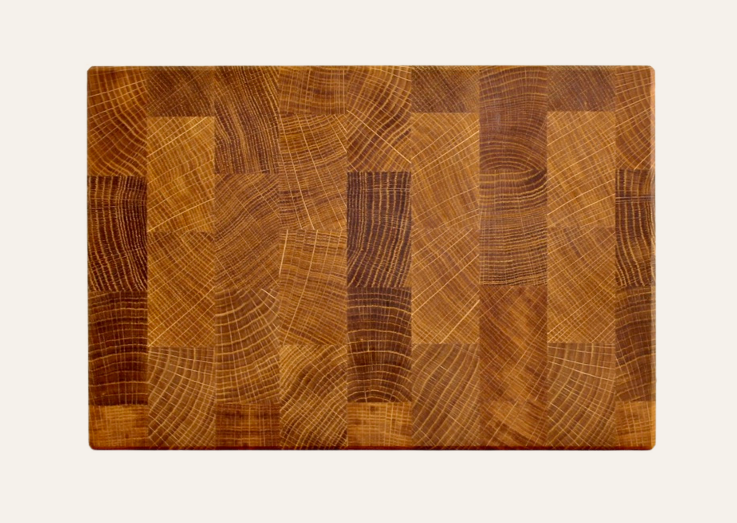 Stirnholzschneidebrett aus Schweizer Eiche