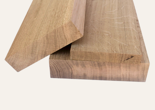 Eicheholzbrett gehobelt 25mm/100cm A-Qualität