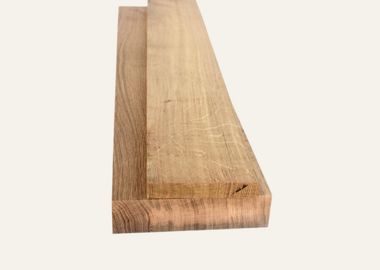 Eicheholzbrett gehobelt 47mm/60cm A-Qualität