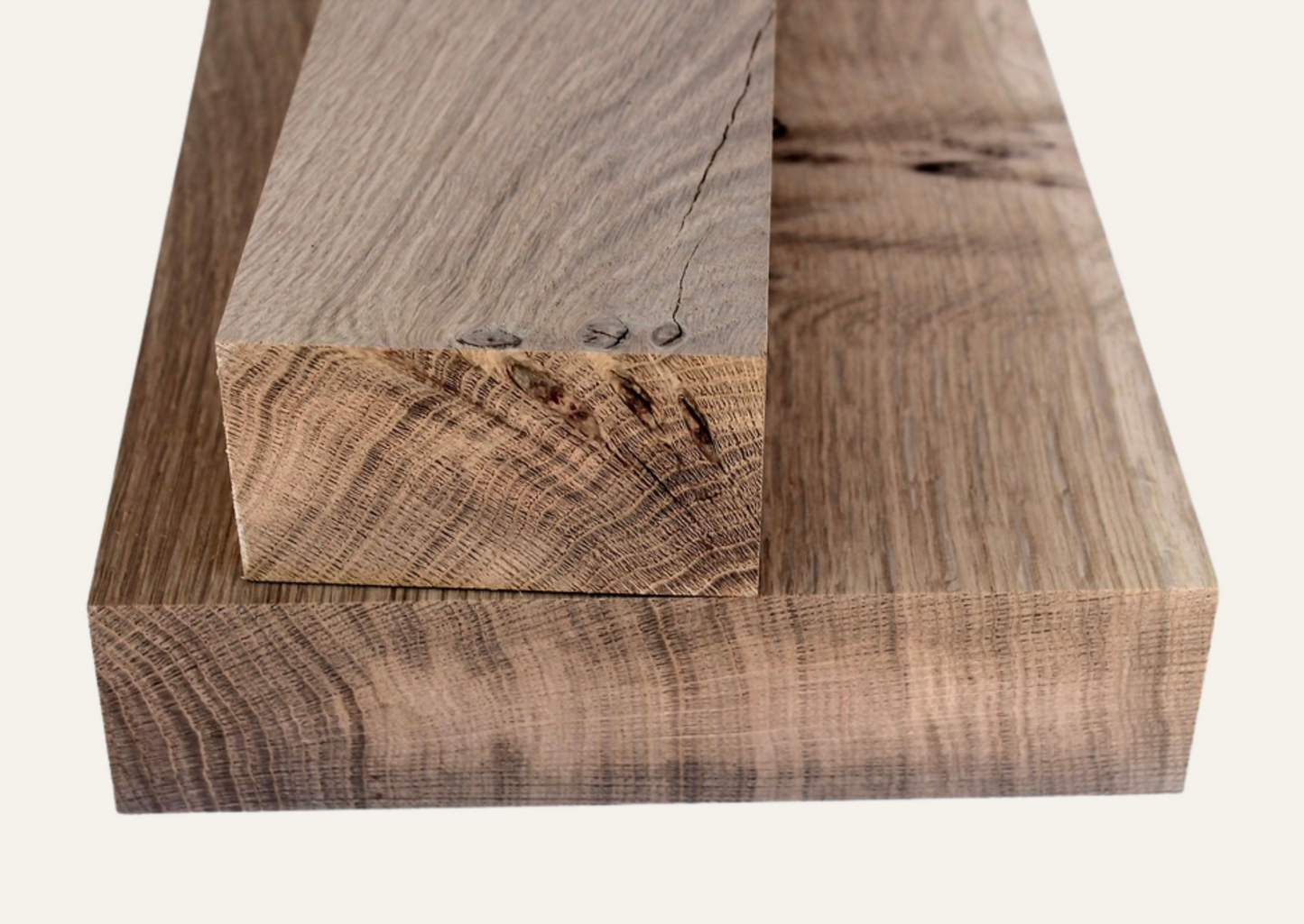 Eicheholzbrett gehobelt 25mm/100cm B-Qualität