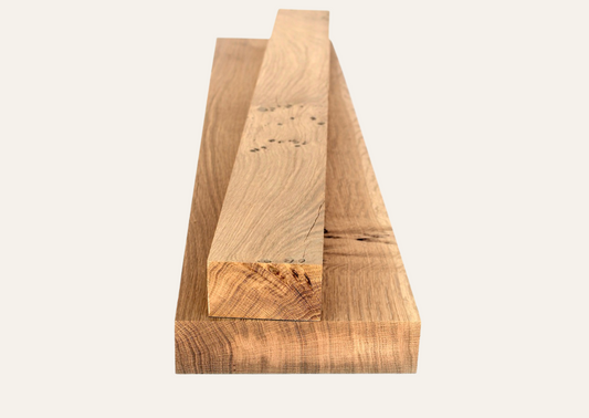 Eicheholzbrett gehobelt 25mm/60cm B-Qualität