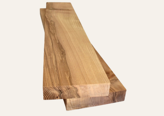 Escheholzbrett gehobelt 52mm/60cm B-Qualität