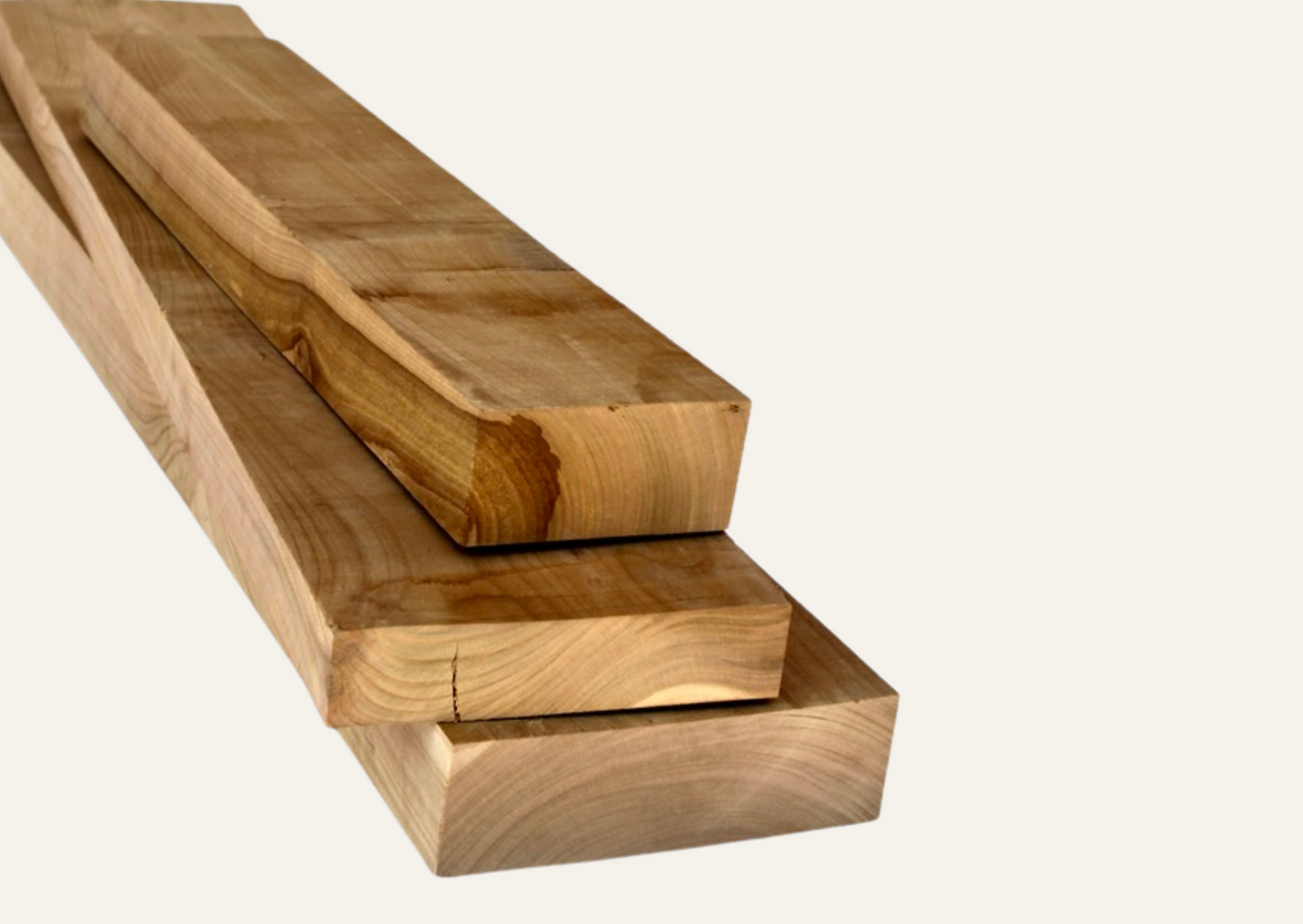 Kirschbrett sägerau 40mm/100cm B-Qualität