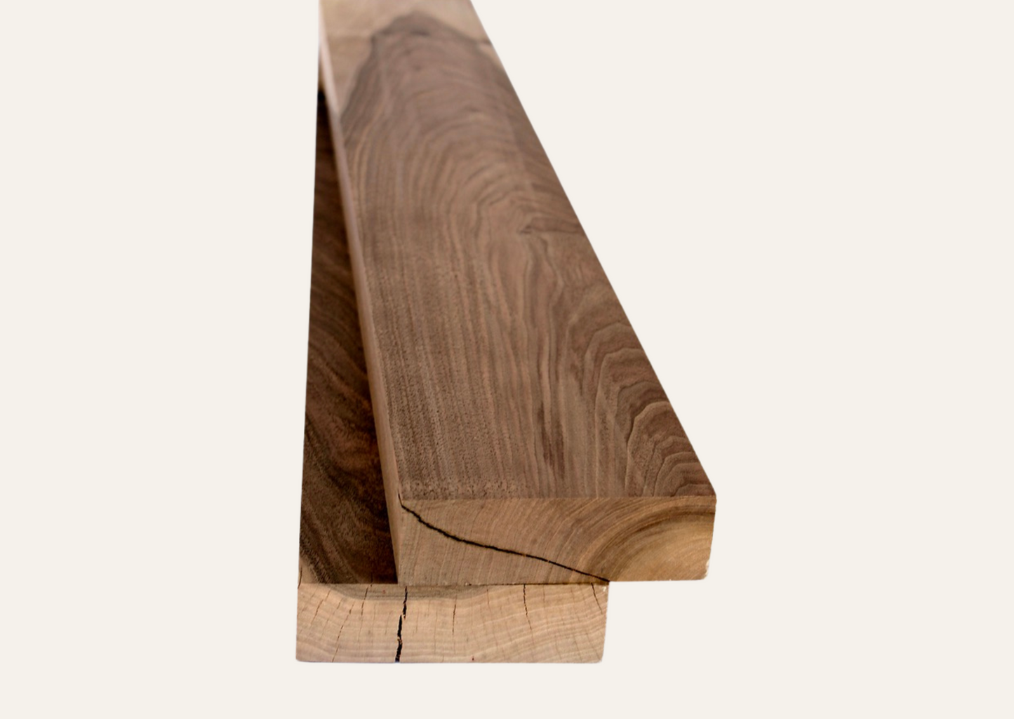 Nussbaumholzbrett gehobelt 44mm/100cm B-Qualität