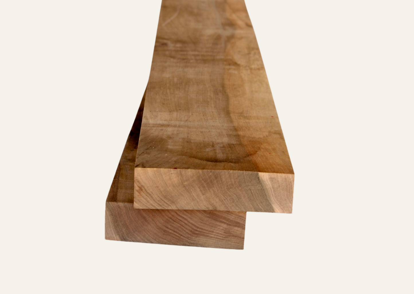 Nussbaumholzbrett sägerau 50mm/60cm B-Qualität