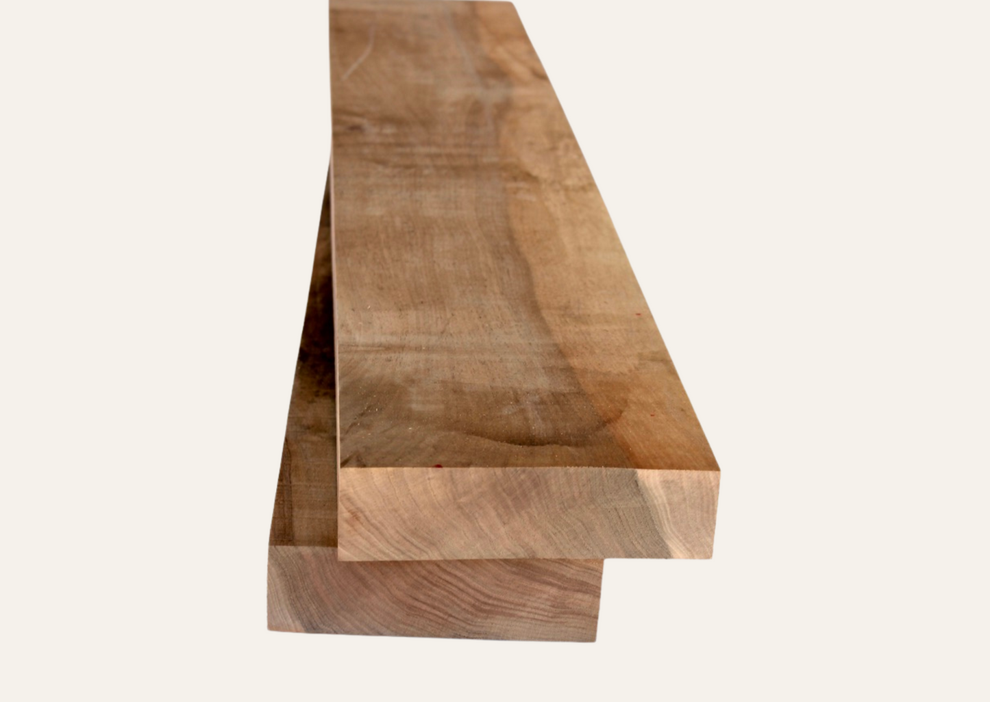 Nussbaumholzbrett sägerau 50mm/60cm B-Qualität