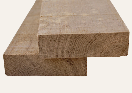 Eicheholzbrett sägerau 30mm/60cm A-Qualität